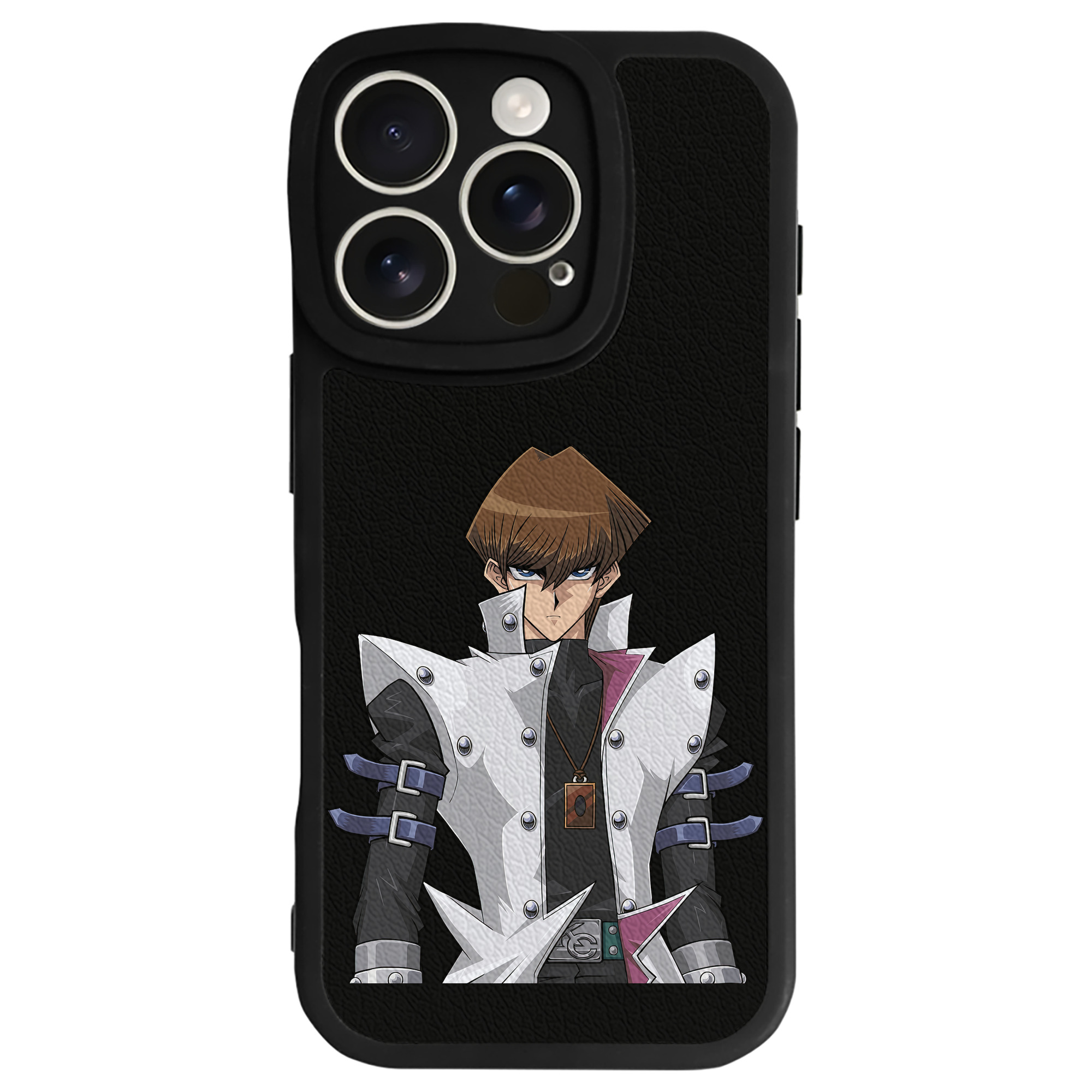 遊☆戯☆王 Yu-Gi-Oh! 【iPhone 16シリーズ対応】シリコンスマホケース（レザー調） 材質：シリコン